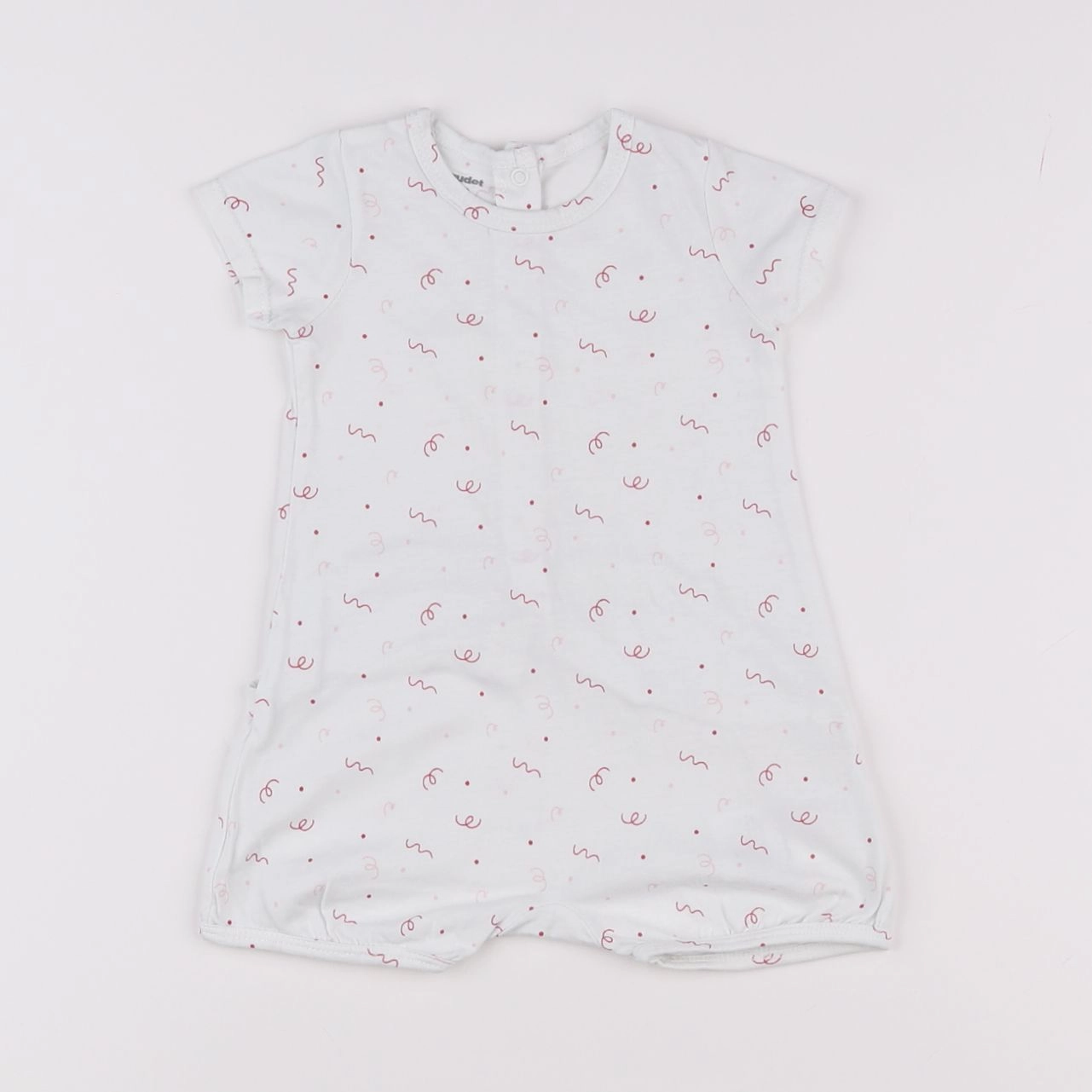 Vertbaudet - pyjama coton rose - 3 mois
