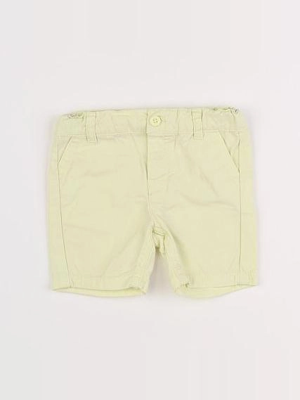 Vertbaudet - short jaune - 3/6 mois