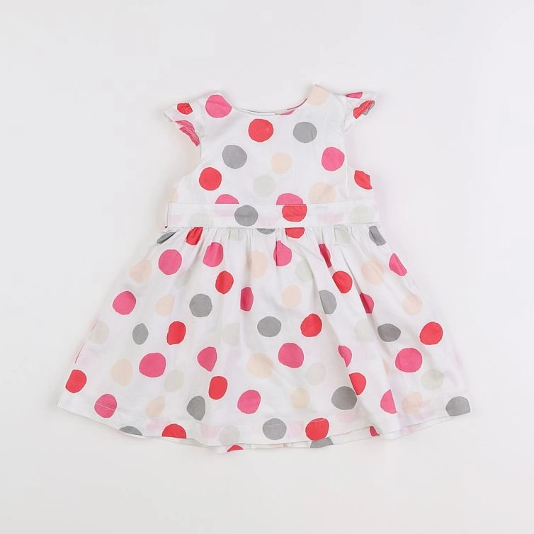 Vertbaudet - robe blanc - 9 mois