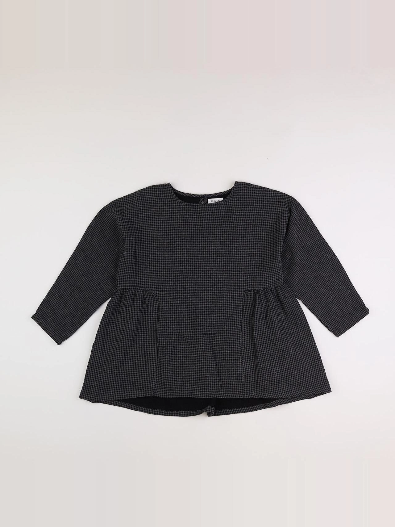 Play Up - blouse gris, noir - 10 ans
