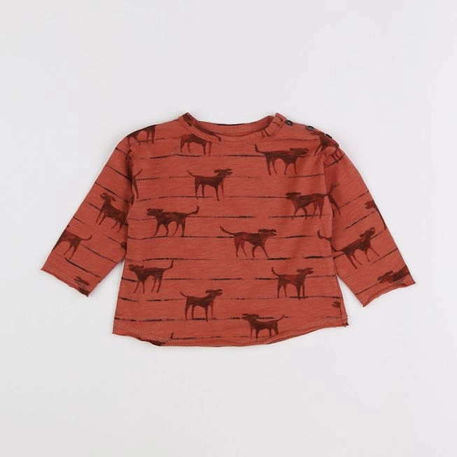 Play Up - tee-shirt rouge - 3 mois