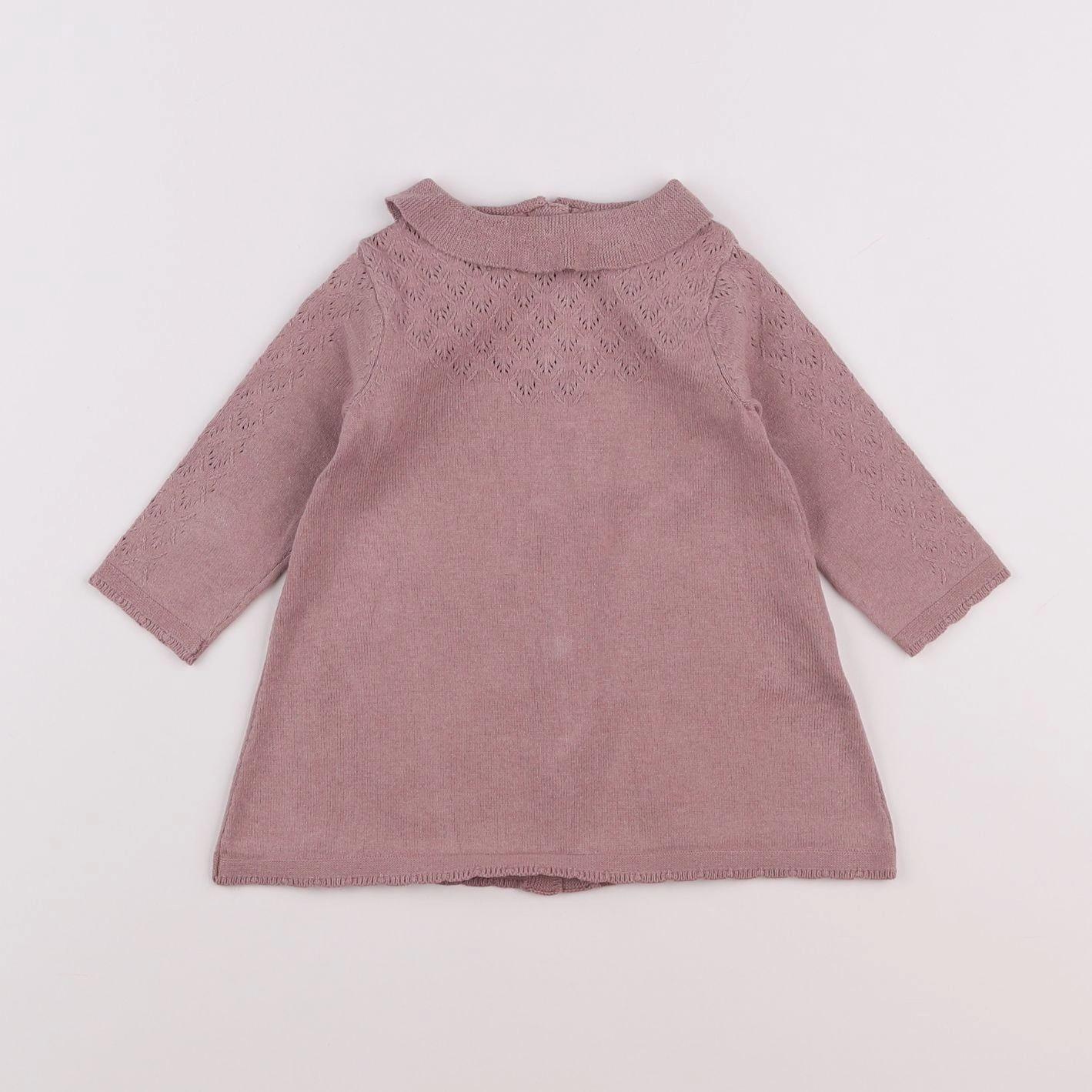 Vertbaudet - robe violet - 3 mois