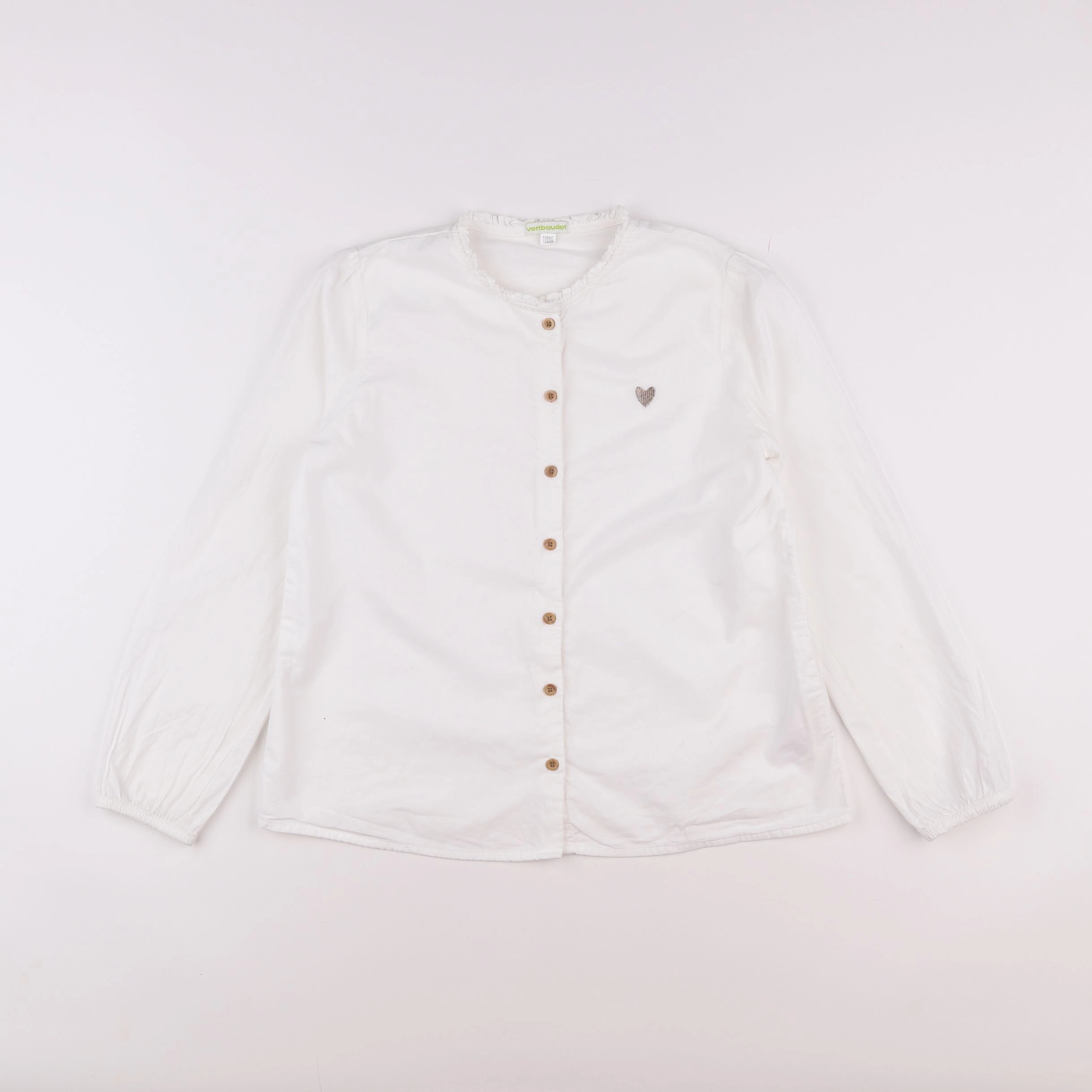 Vertbaudet - blouse blanc - 12 ans