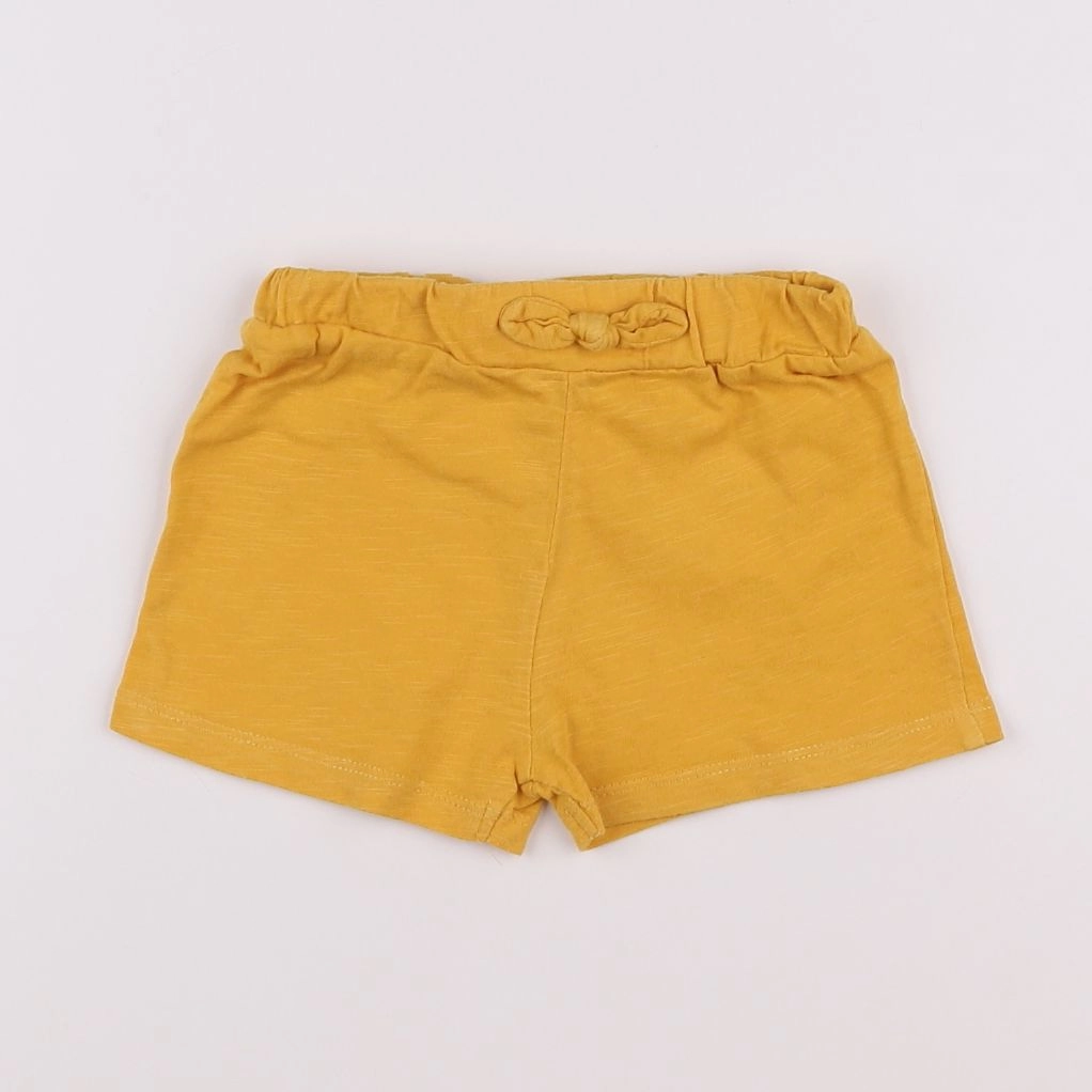 Vertbaudet - short jaune - 18 mois