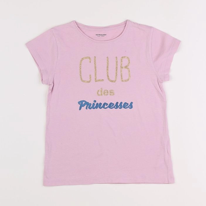 Vertbaudet - tee-shirt rose - 8 ans