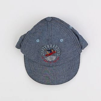 Vertbaudet - casquette bleu - 2/3 ans