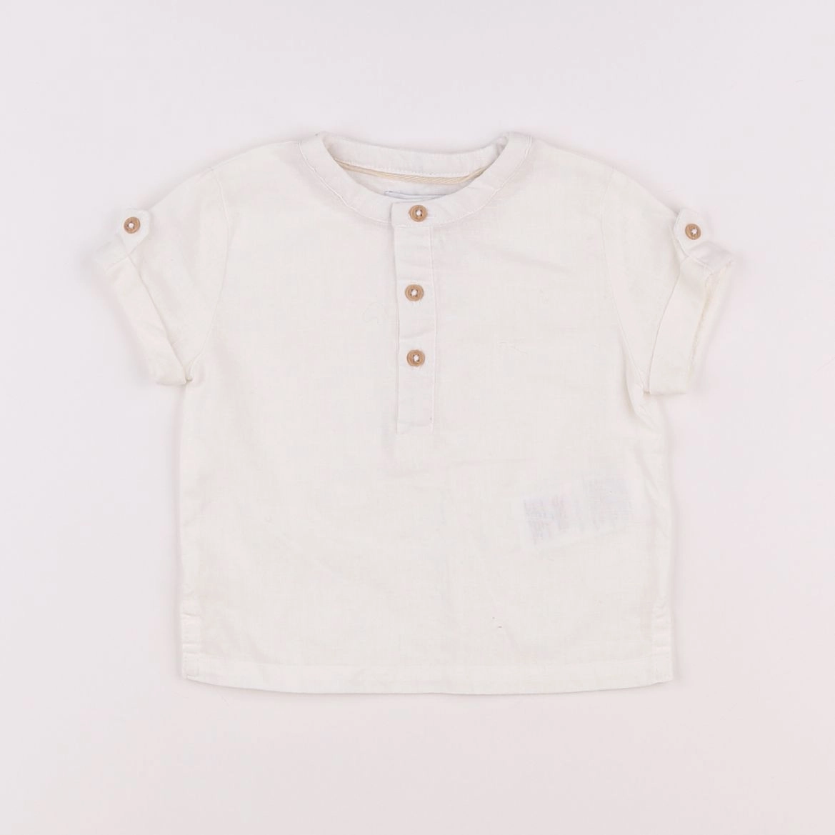 Vertbaudet - chemise blanc - 6 mois