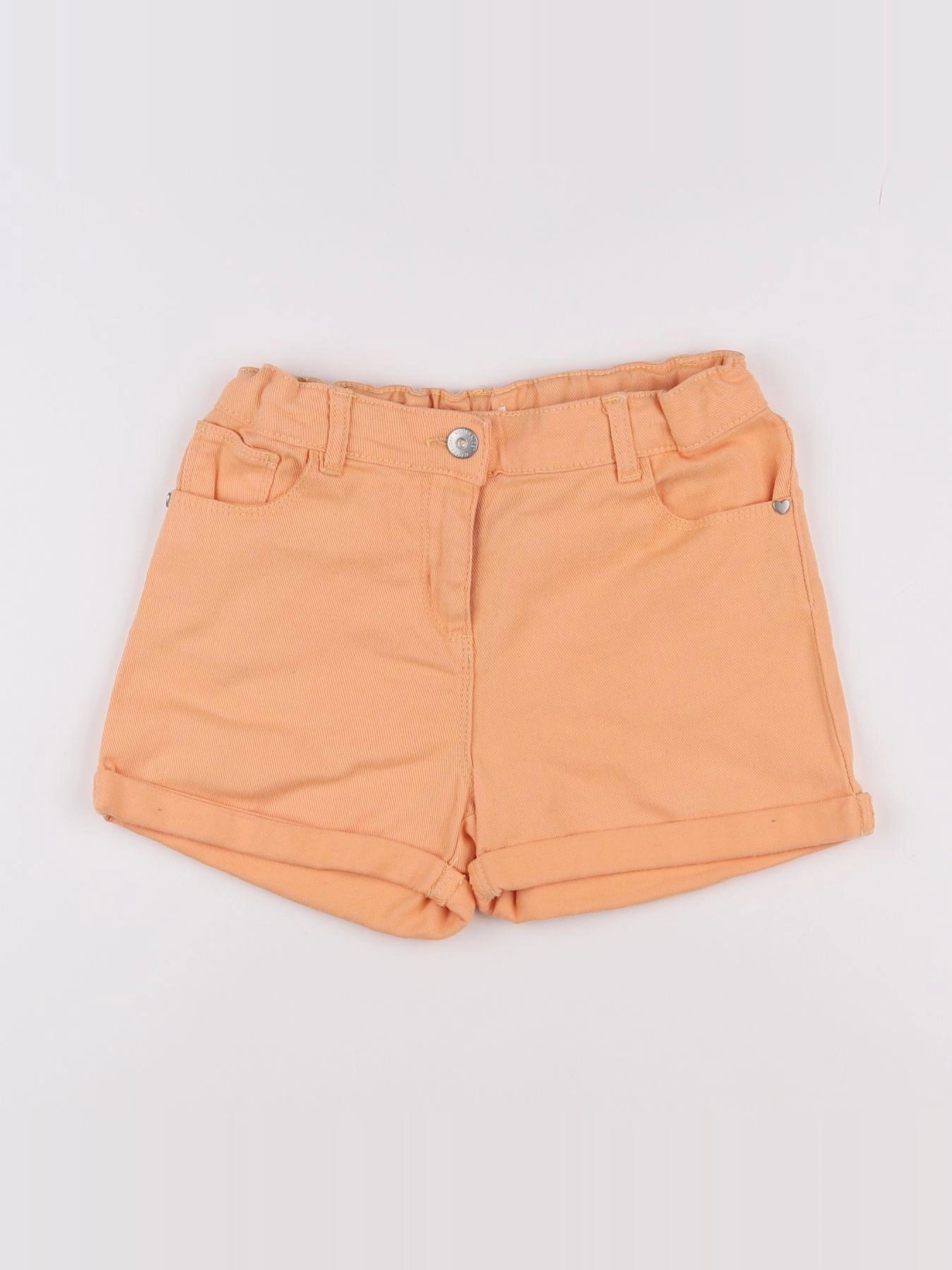 Vertbaudet - short orange - 10 ans