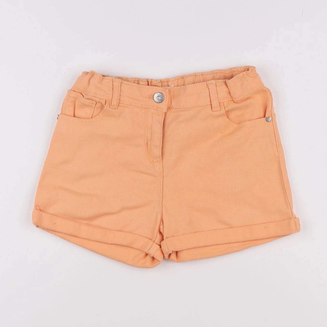 Vertbaudet - short orange - 10 ans