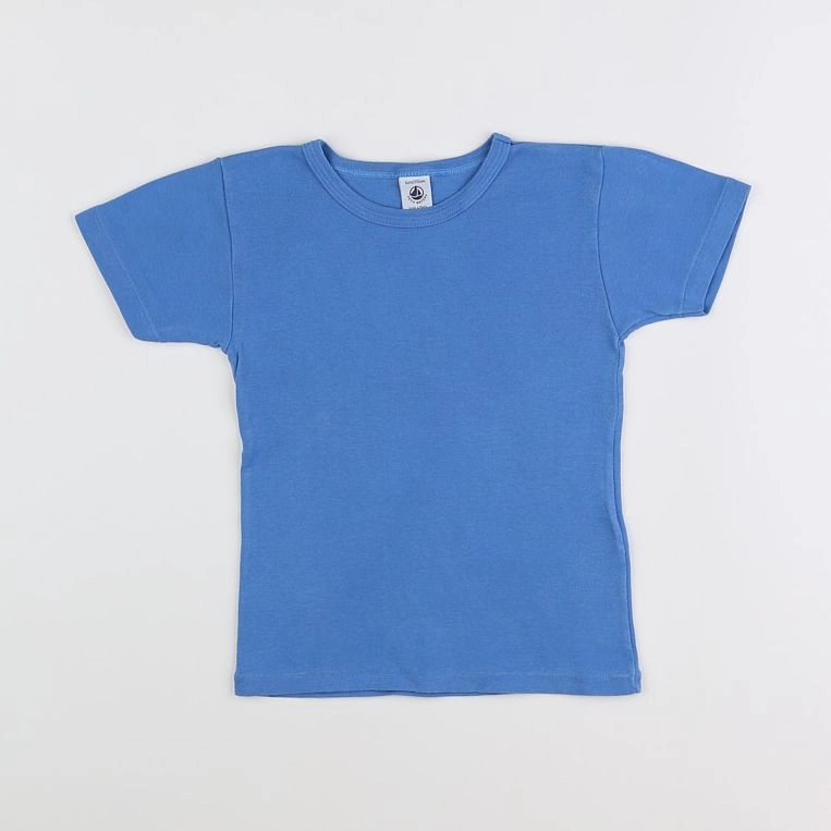 Petit Bateau - maillot de corps bleu - 6 ans