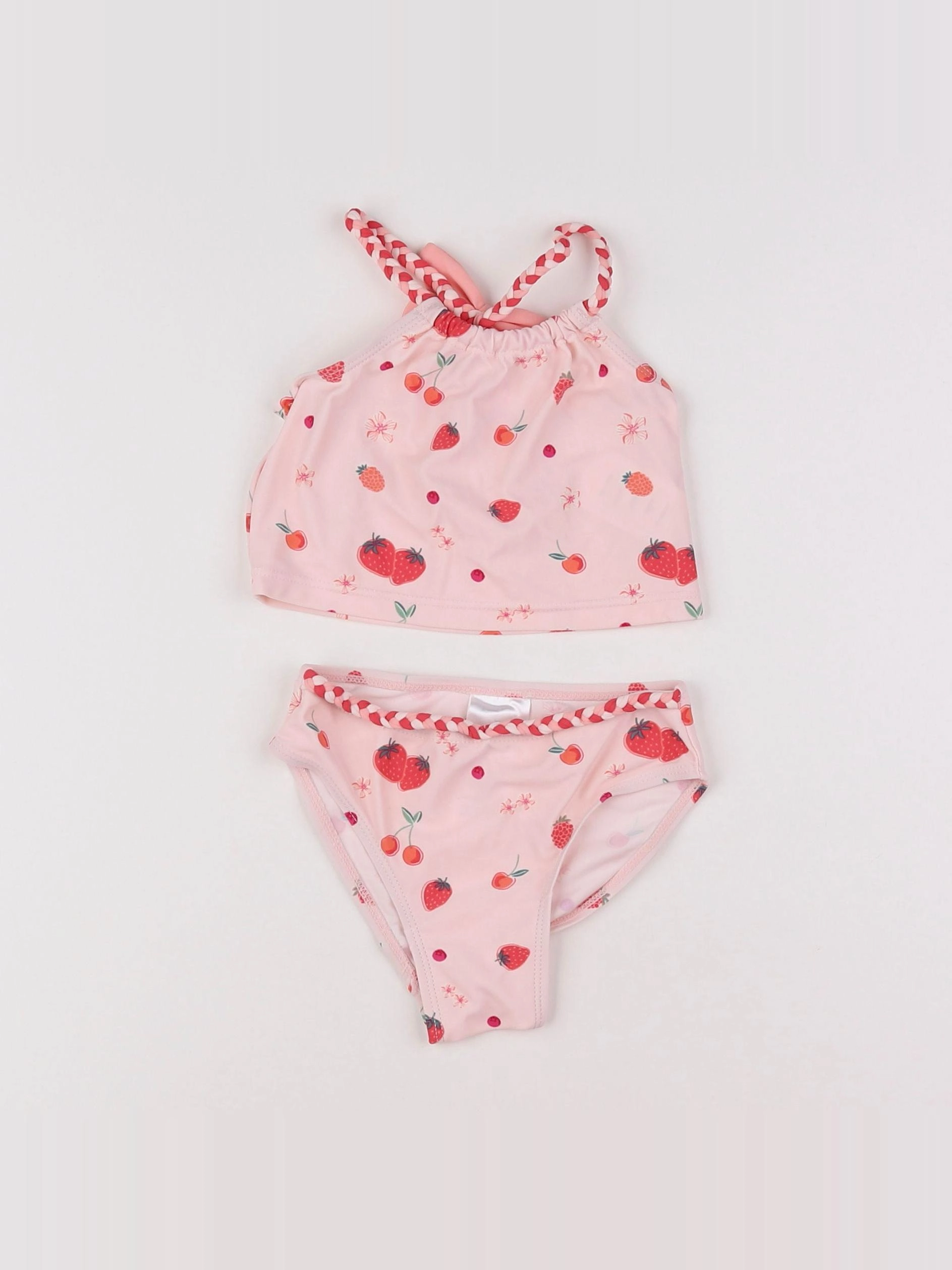 Vertbaudet - maillot de bain rose - 2 ans