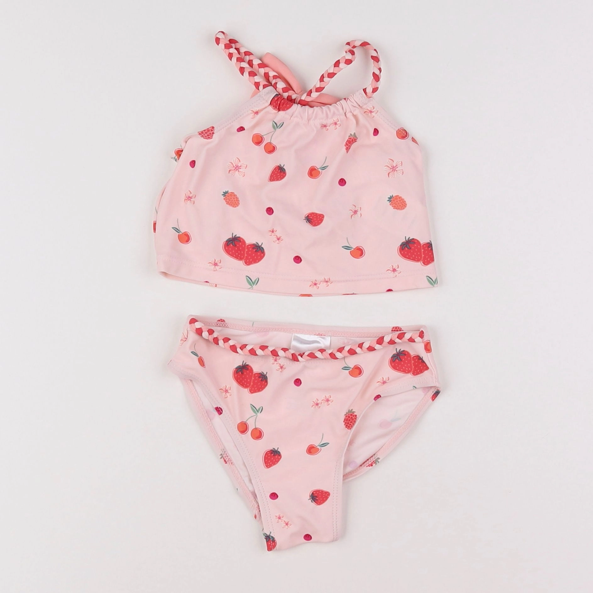 Vertbaudet - maillot de bain rose - 2 ans