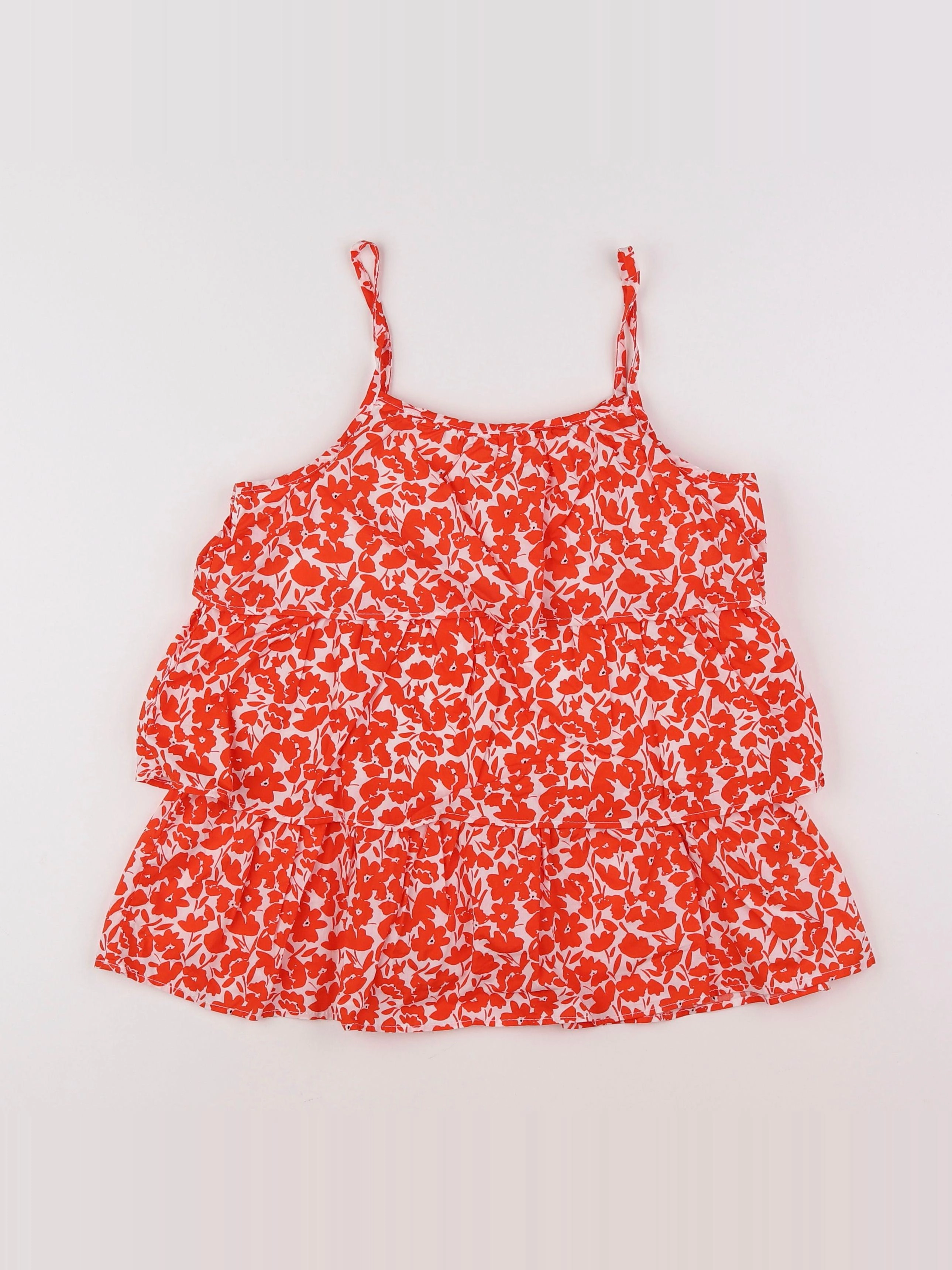 Vertbaudet - blouse blanc, rouge - 12 ans