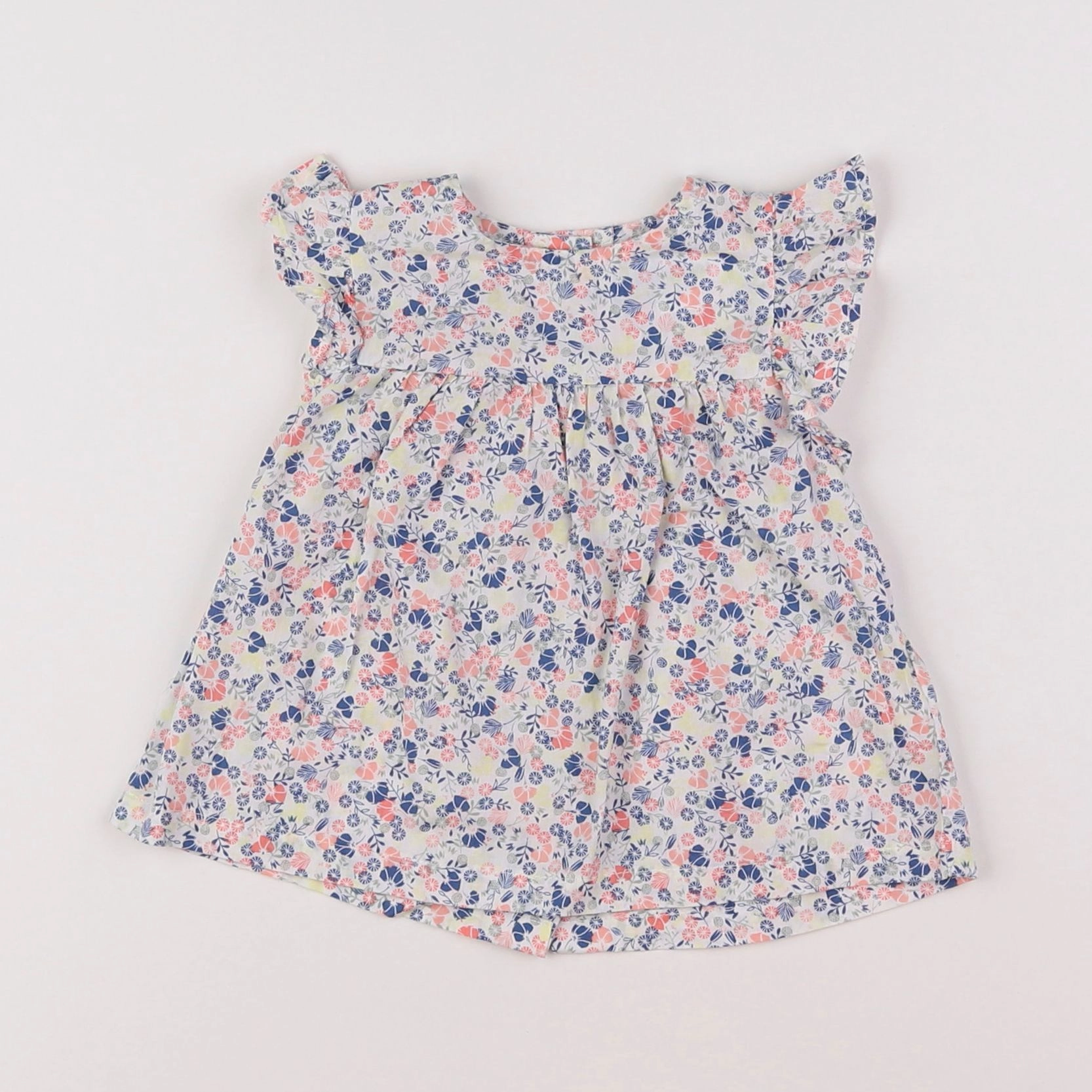 Vertbaudet - robe multicolore - 6 mois