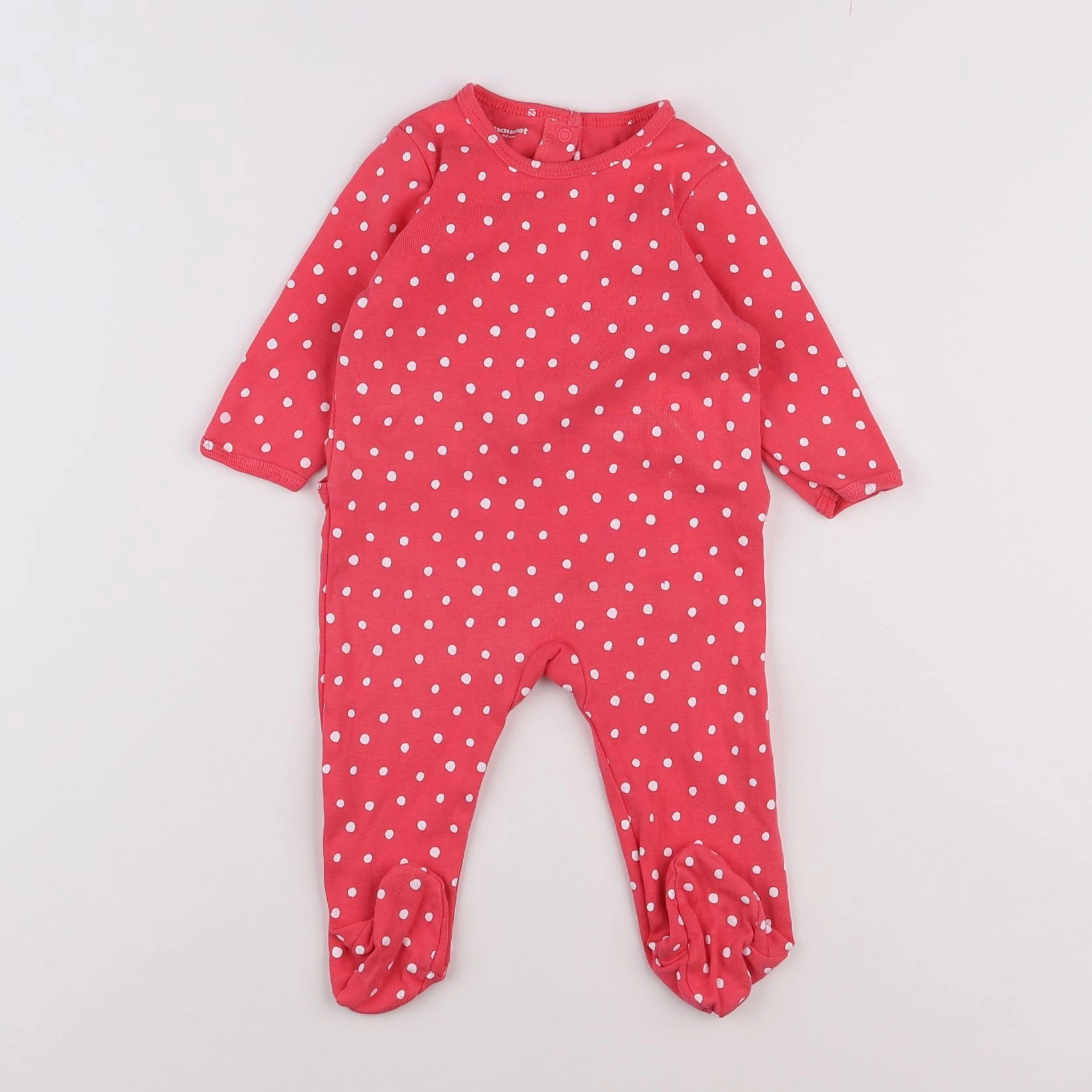 Vertbaudet - pyjama coton rose - 6 mois