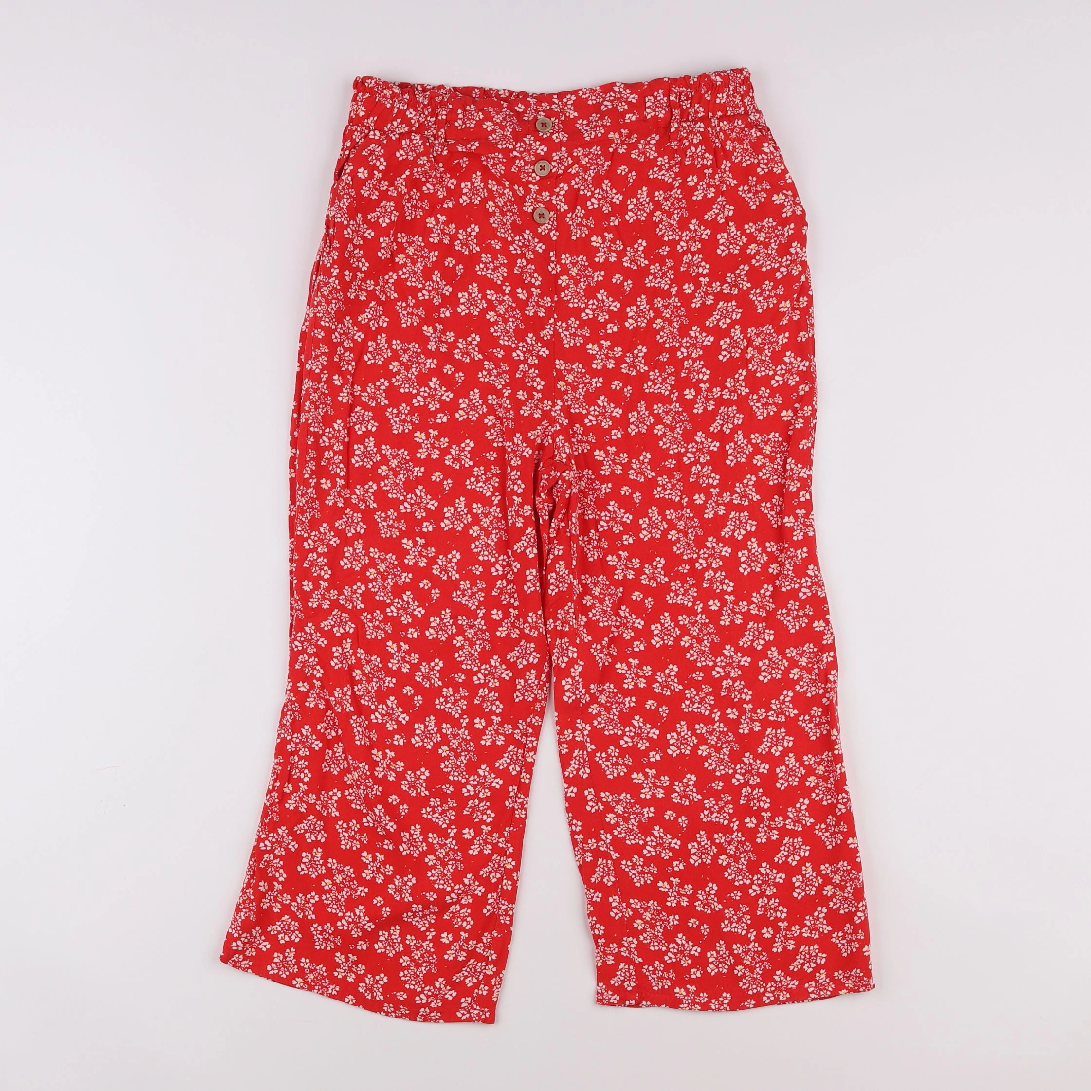 Vertbaudet - pantalon rouge - 14 ans