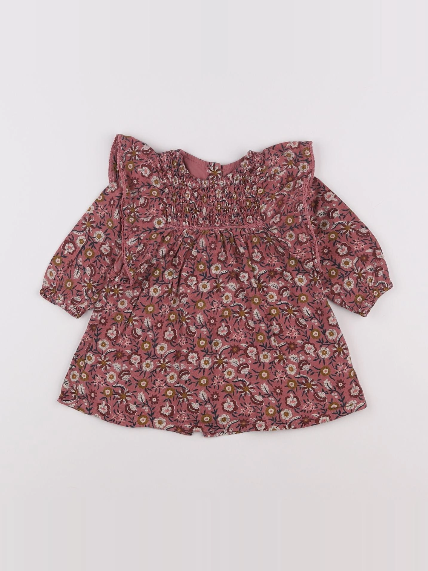 Vertbaudet - robe rose - 6 mois