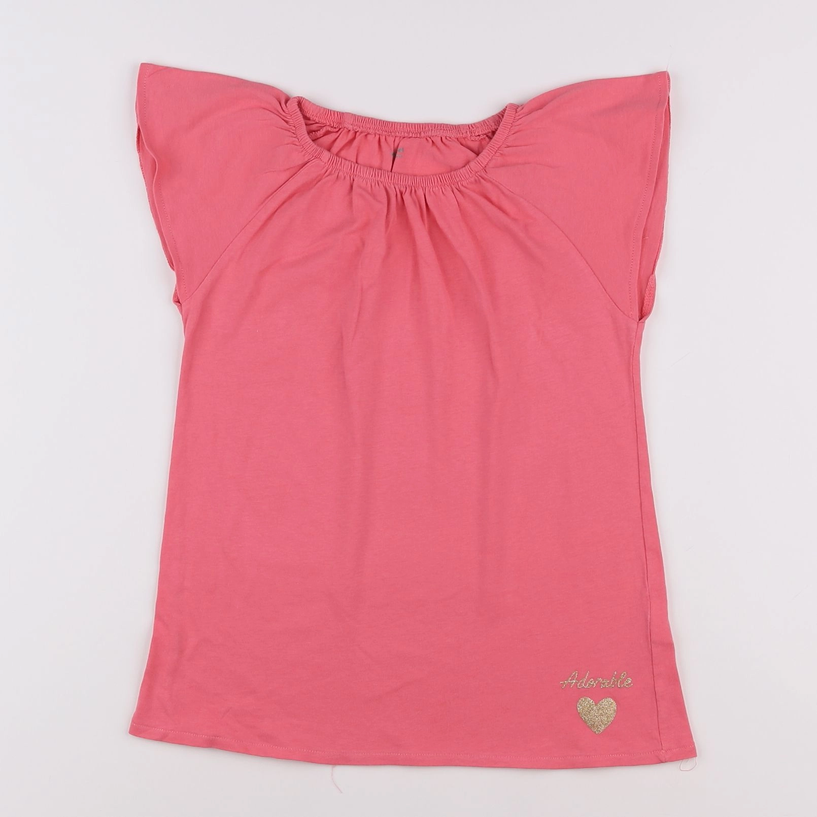 Vertbaudet - tee-shirt rose - 10 ans