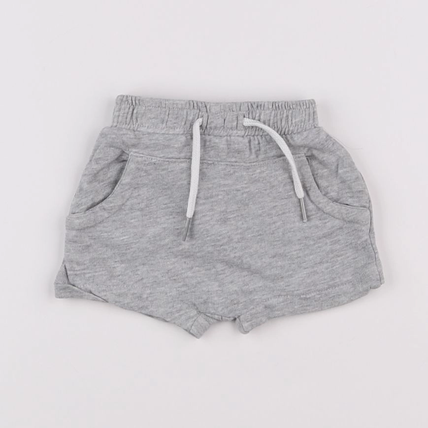 Vertbaudet - short gris - 3 mois