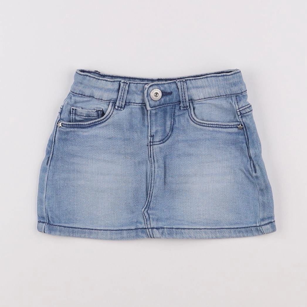 Vertbaudet - jupe bleu - 2 ans