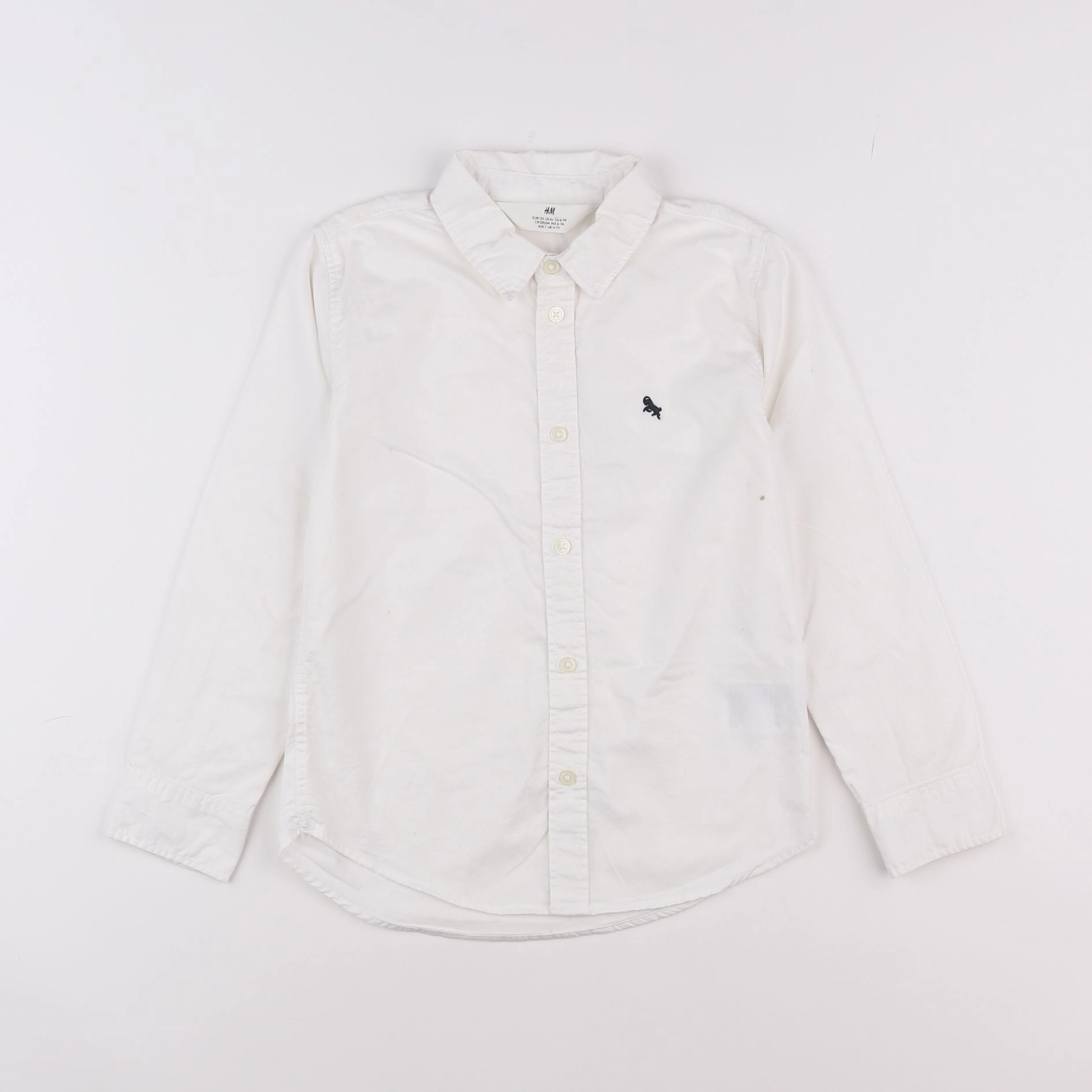 H&M - chemise blanc - 6/7 ans