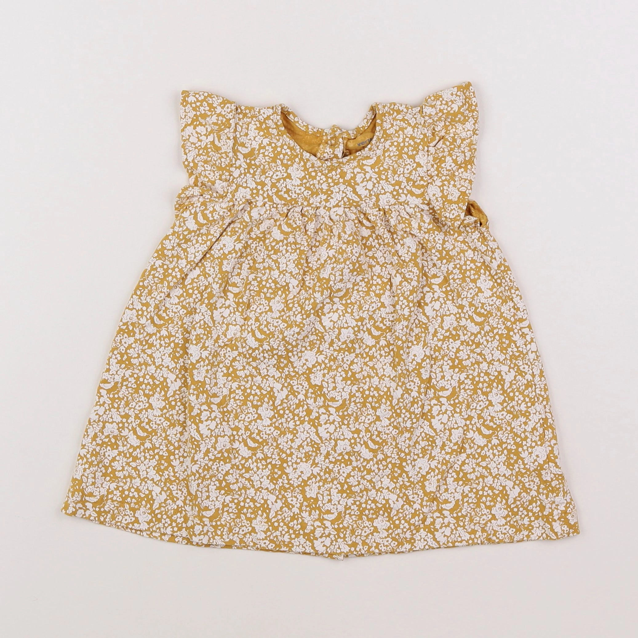 Vertbaudet - robe jaune - 9 mois