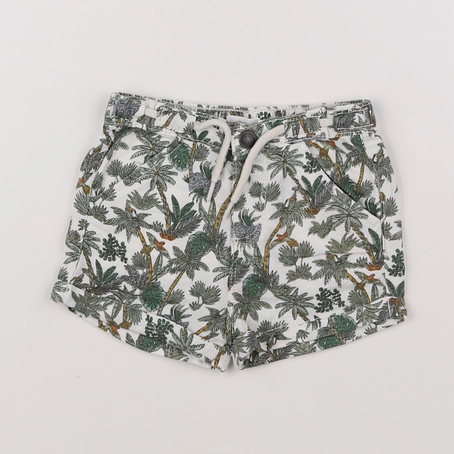 Vertbaudet - short beige - 6 mois
