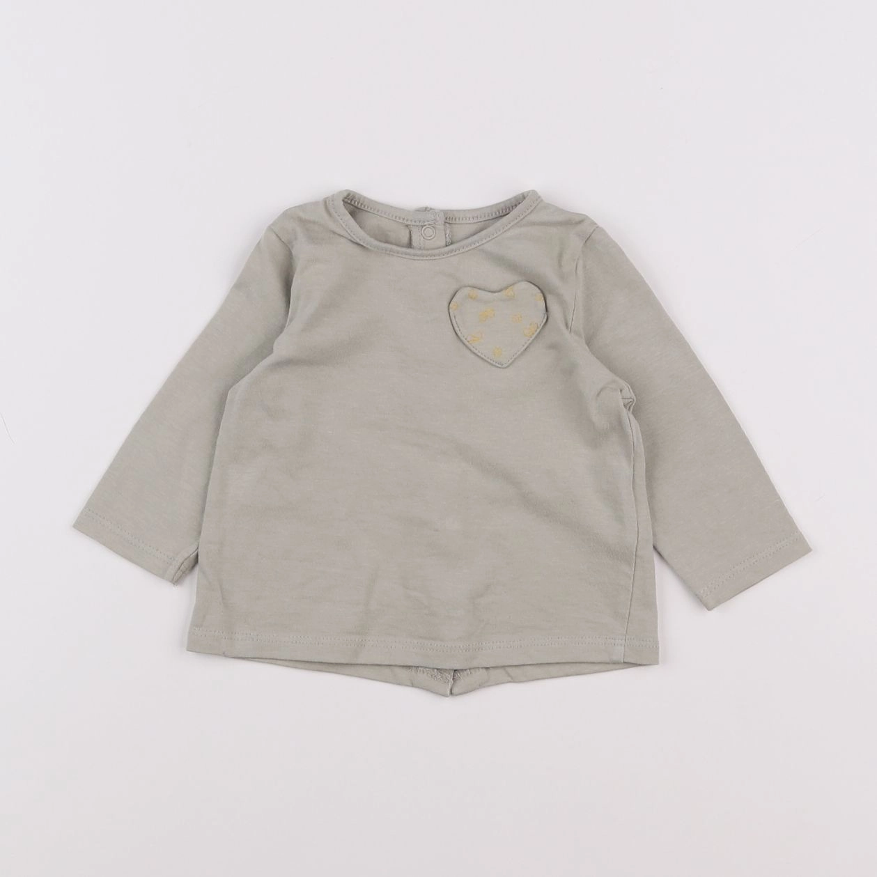 Vertbaudet - tee-shirt vert - 3 mois