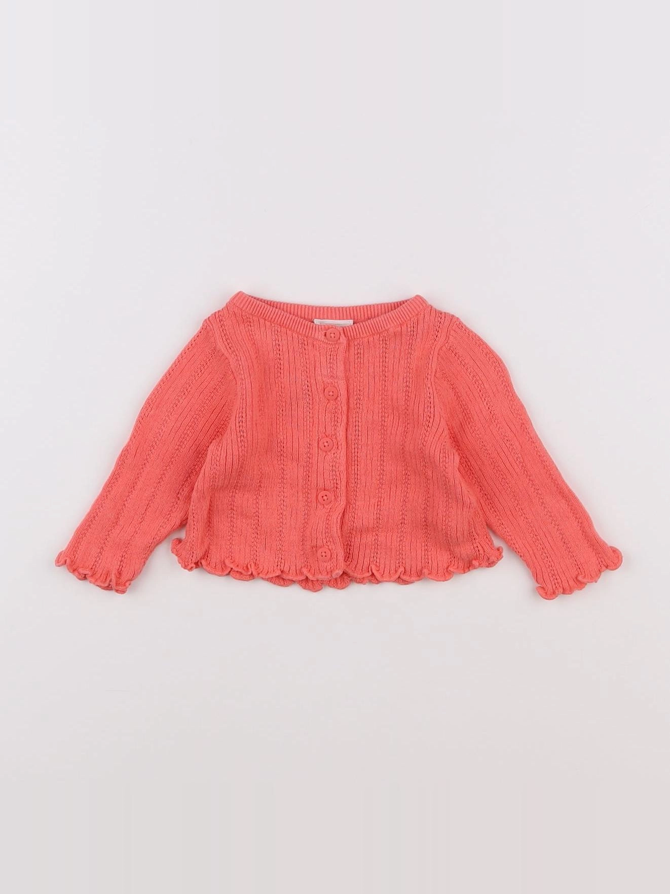 Tape à l'oeil - gilet rose - 3 mois