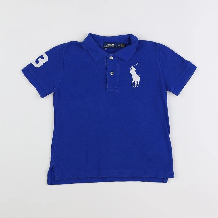 Ralph Lauren - polo bleu - 3 ans