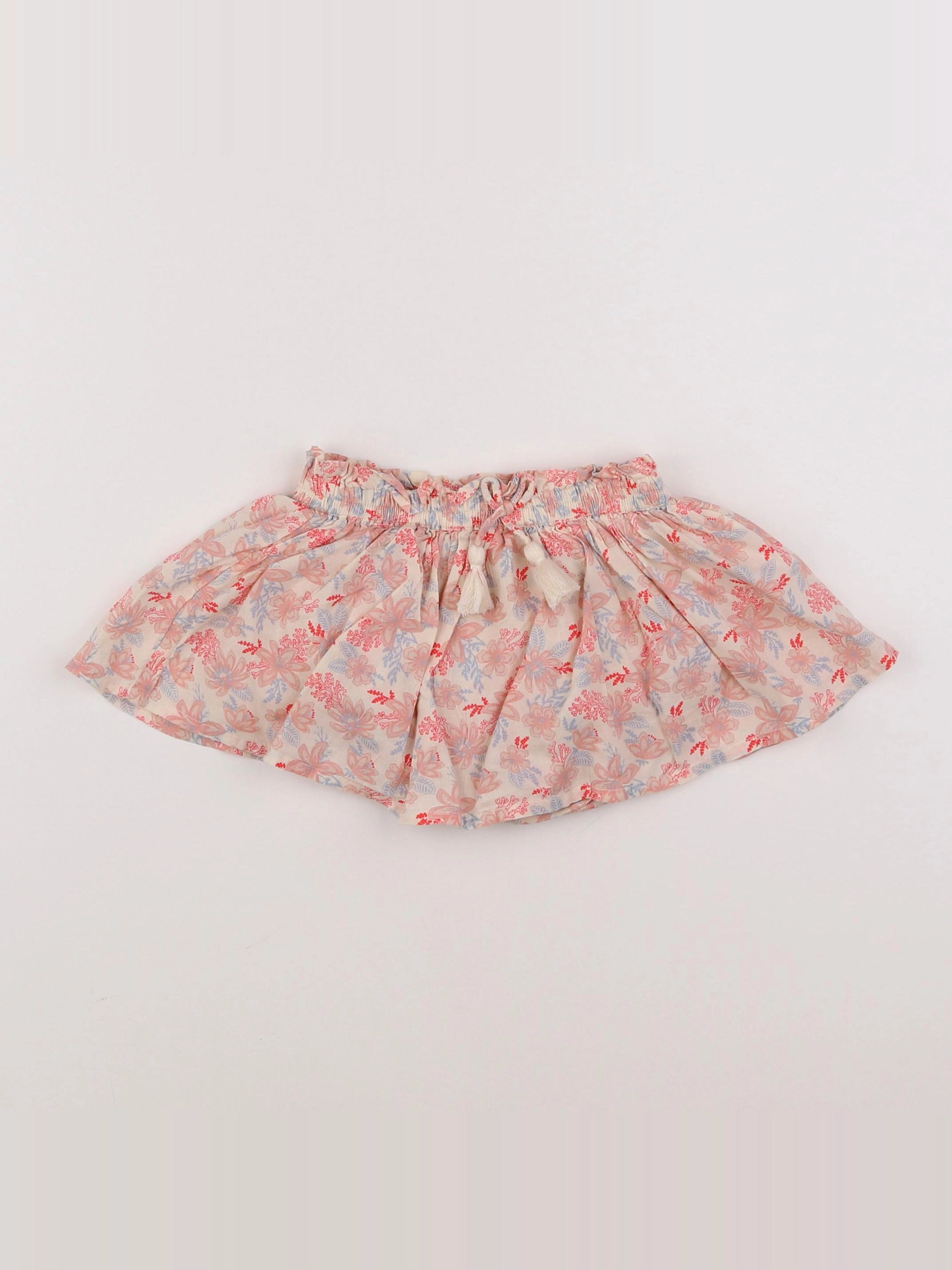 Vertbaudet - jupe short rose - 2 ans