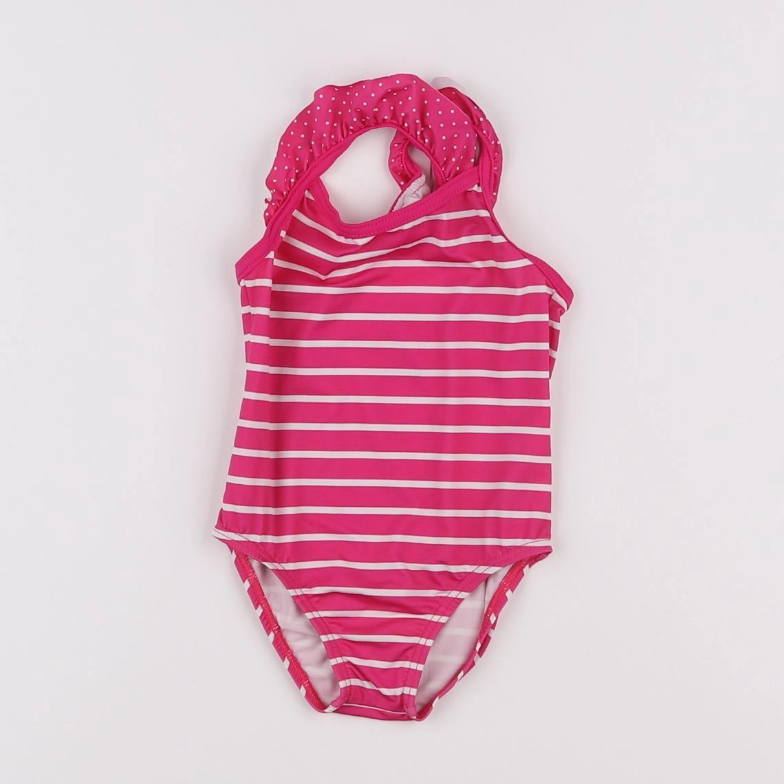 Vertbaudet - maillot de bain rose - 9 mois