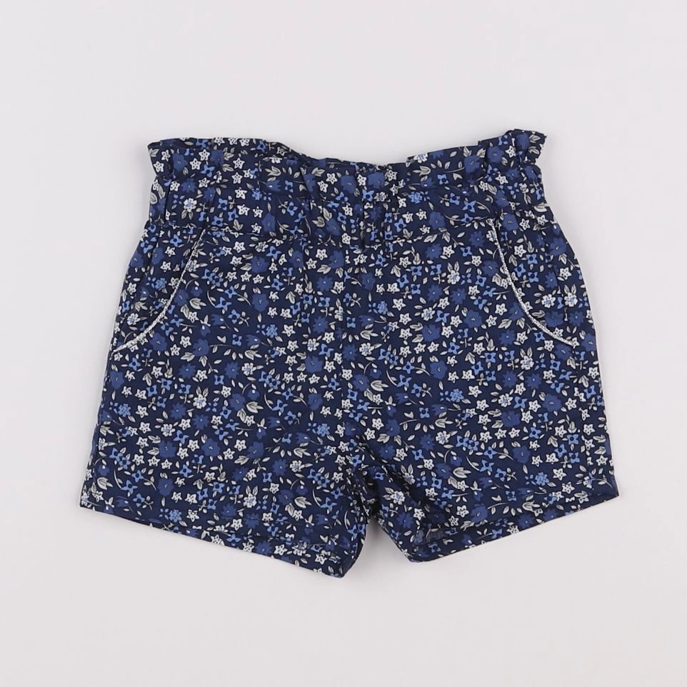 Eden & Victor - short bleu - 6 mois