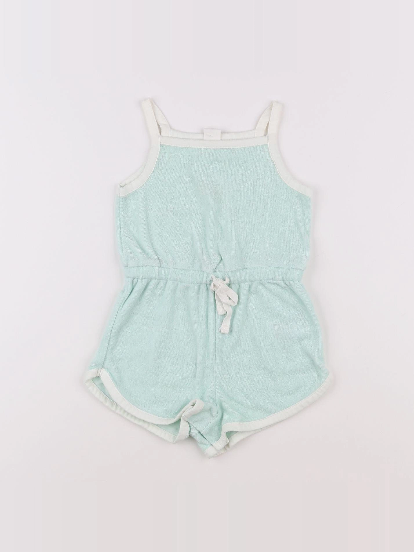 H&M - combinaison vert - 9/12 mois