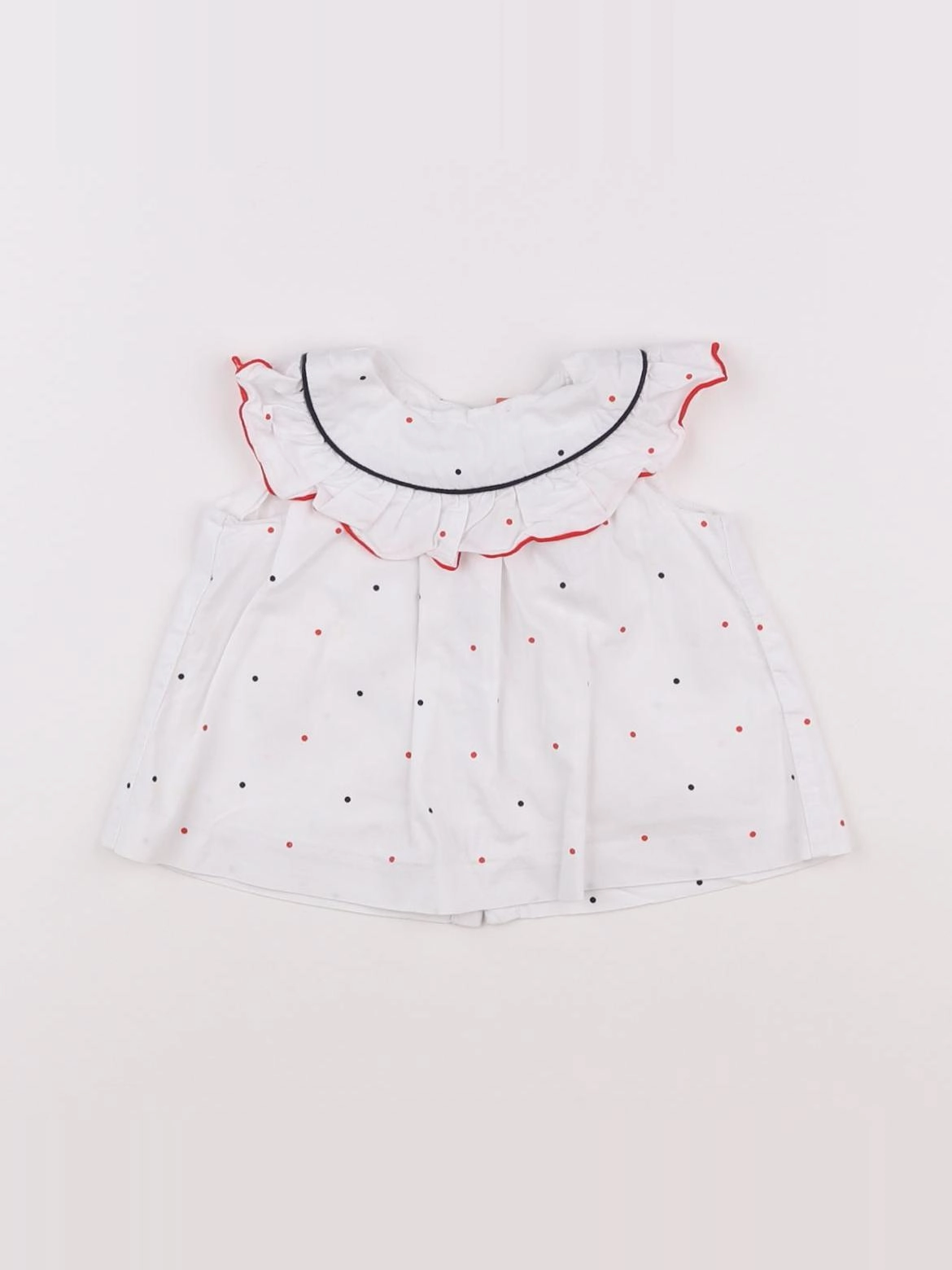 Jacadi - blouse blanc - 6 mois