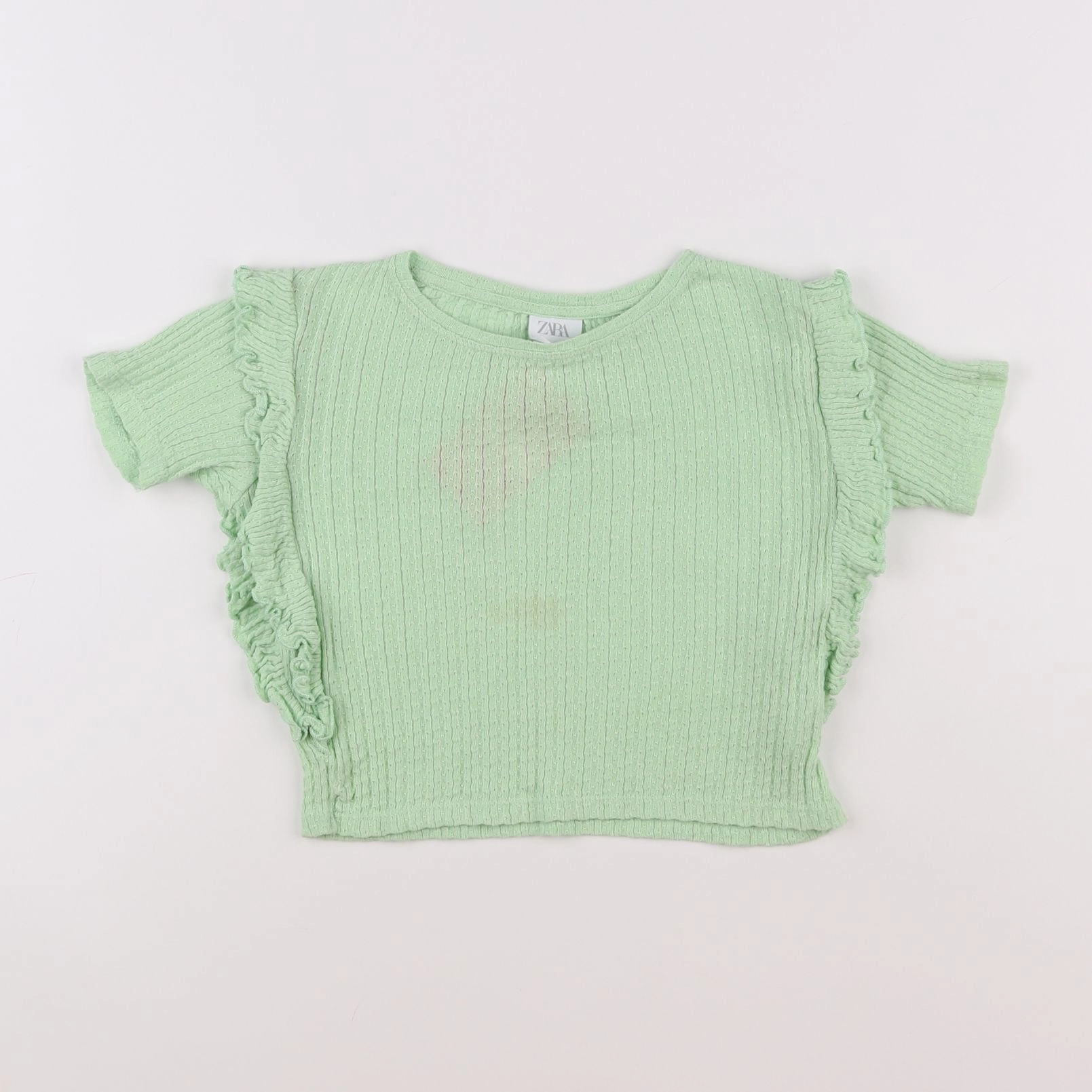 Zara - tee-shirt vert - 6 ans
