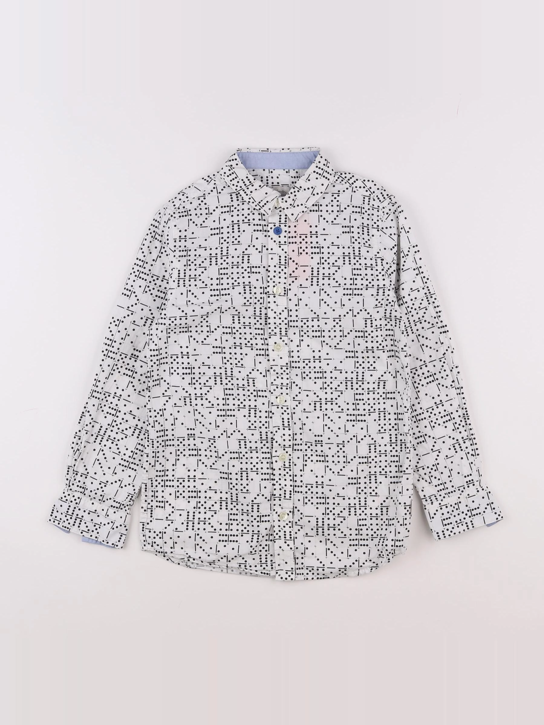 Paul Smith - chemise blanc, noir - 8 ans