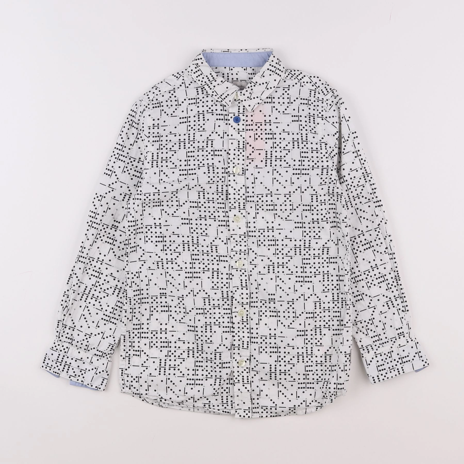 Paul Smith - chemise blanc, noir - 8 ans