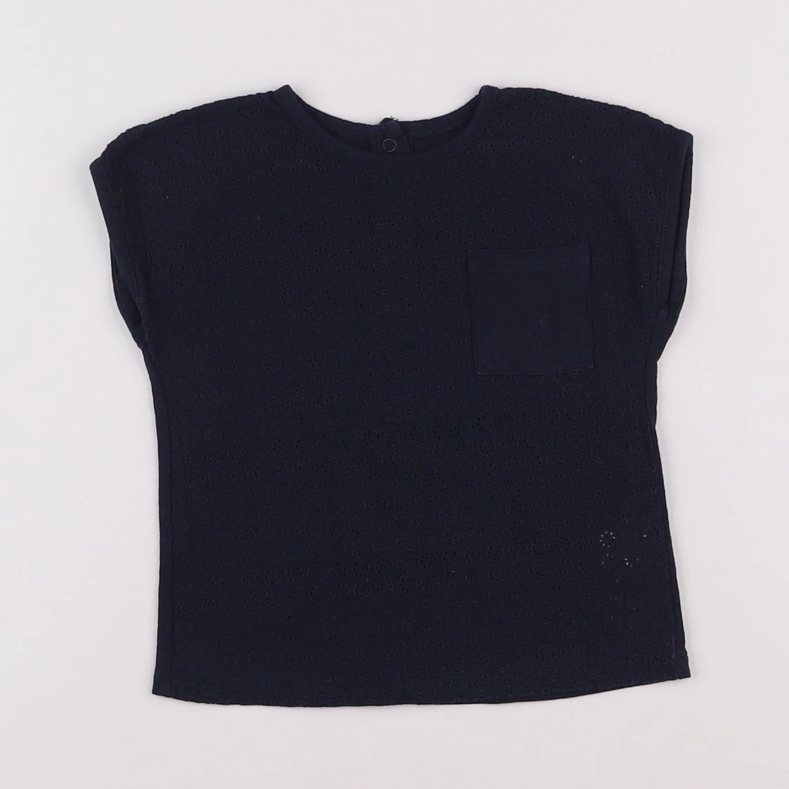 Vertbaudet - tee-shirt noir - 18 mois