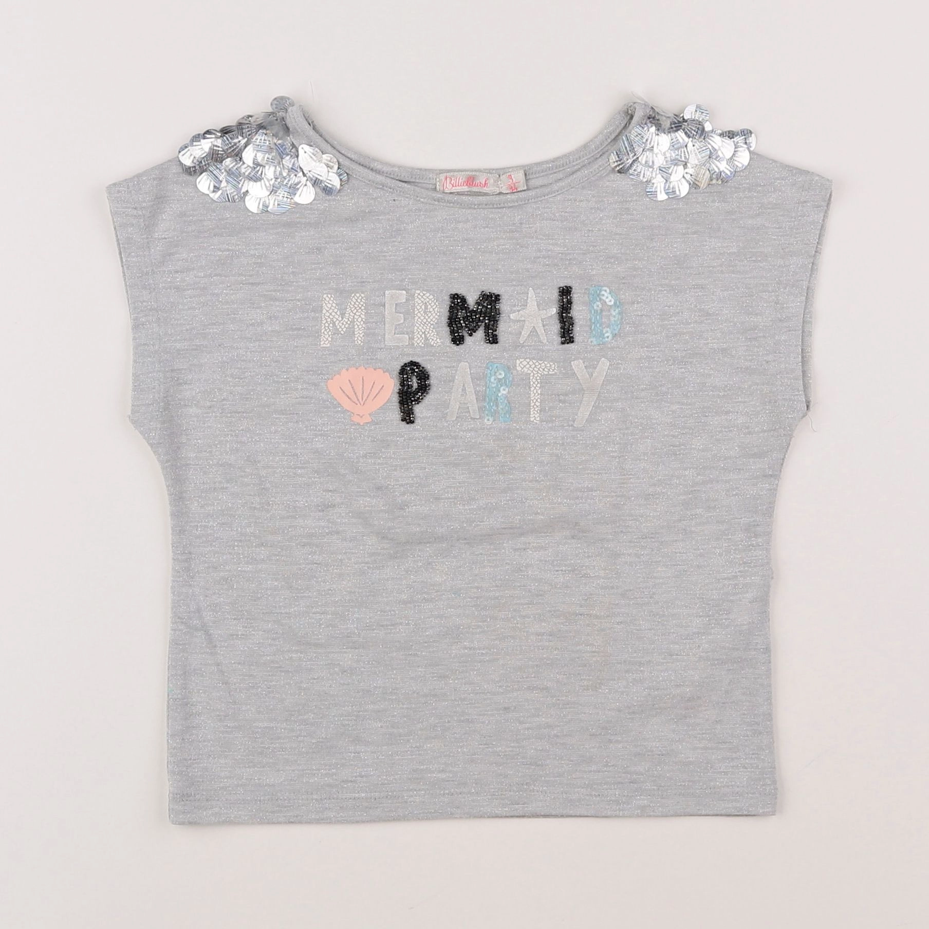 Billie Blush - tee-shirt gris - 3 ans