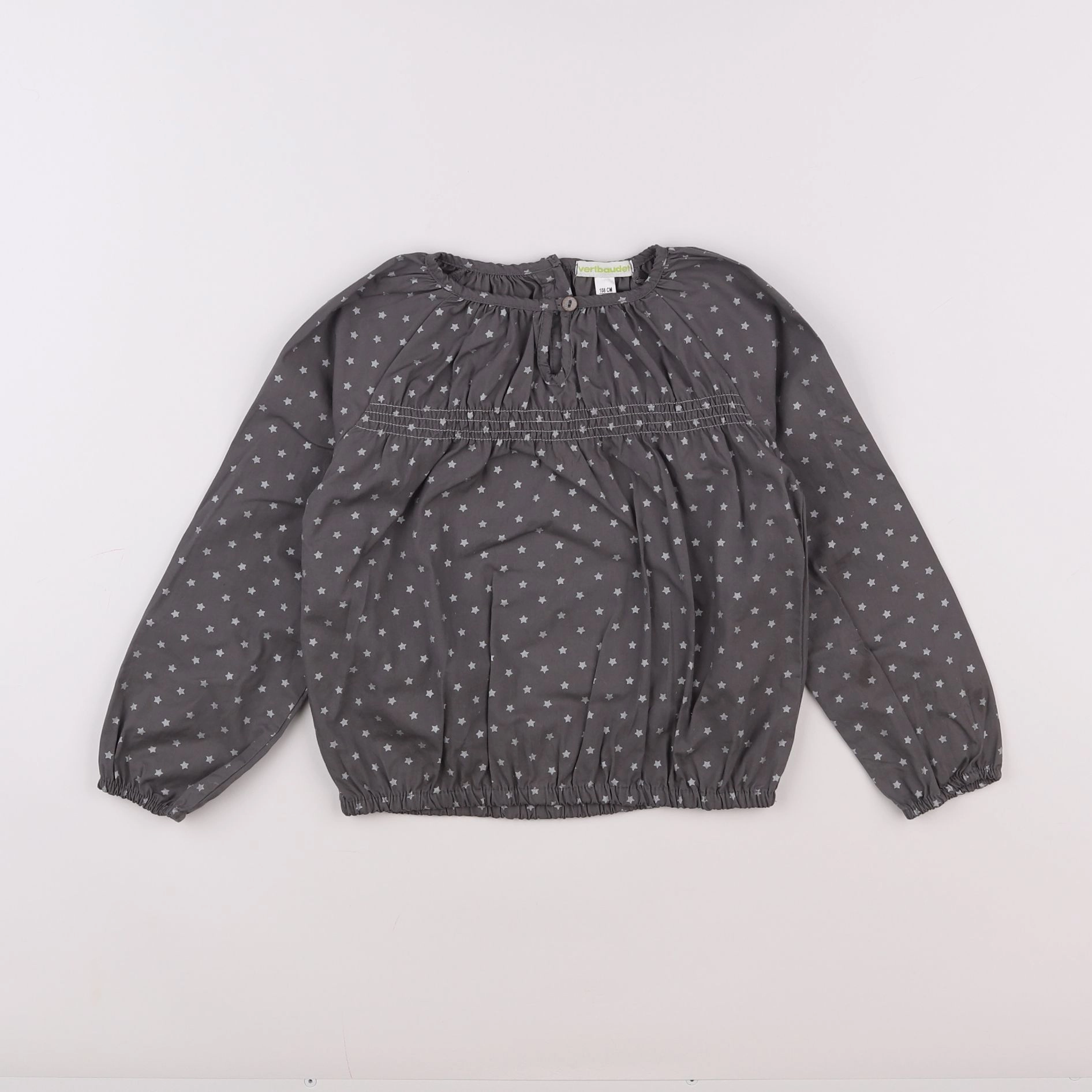 Vertbaudet - blouse gris - 5 ans
