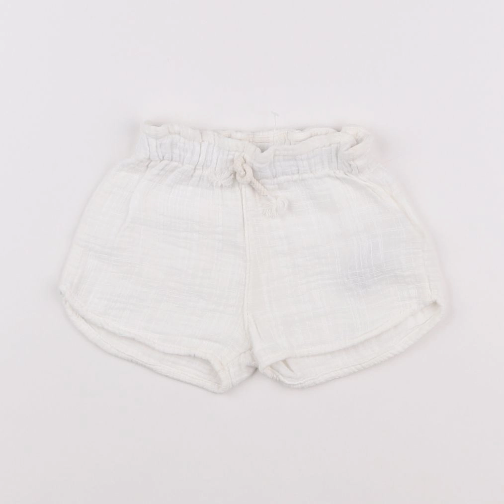 Buho - short blanc - 6 mois