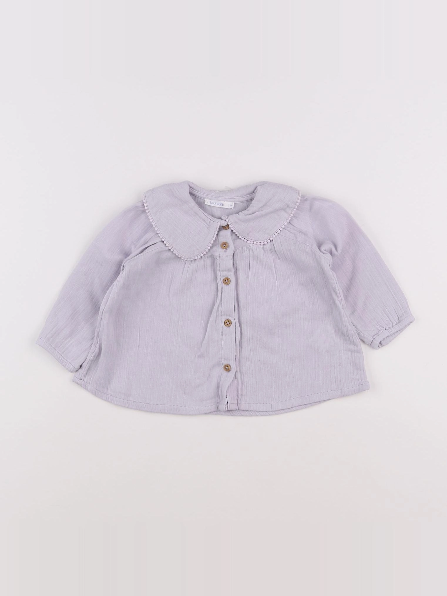 Boutchou - blouse violet - 6 mois