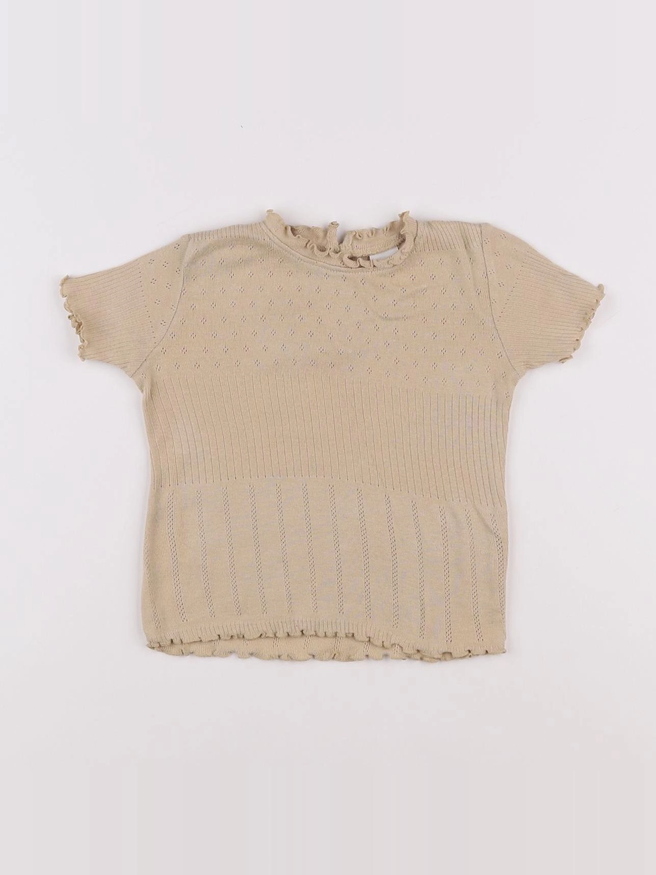 H&M - tee-shirt marron - 9/12 mois
