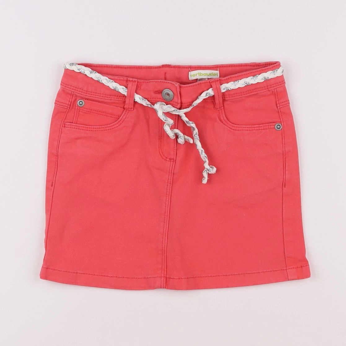 Vertbaudet - jupe orange - 6 ans