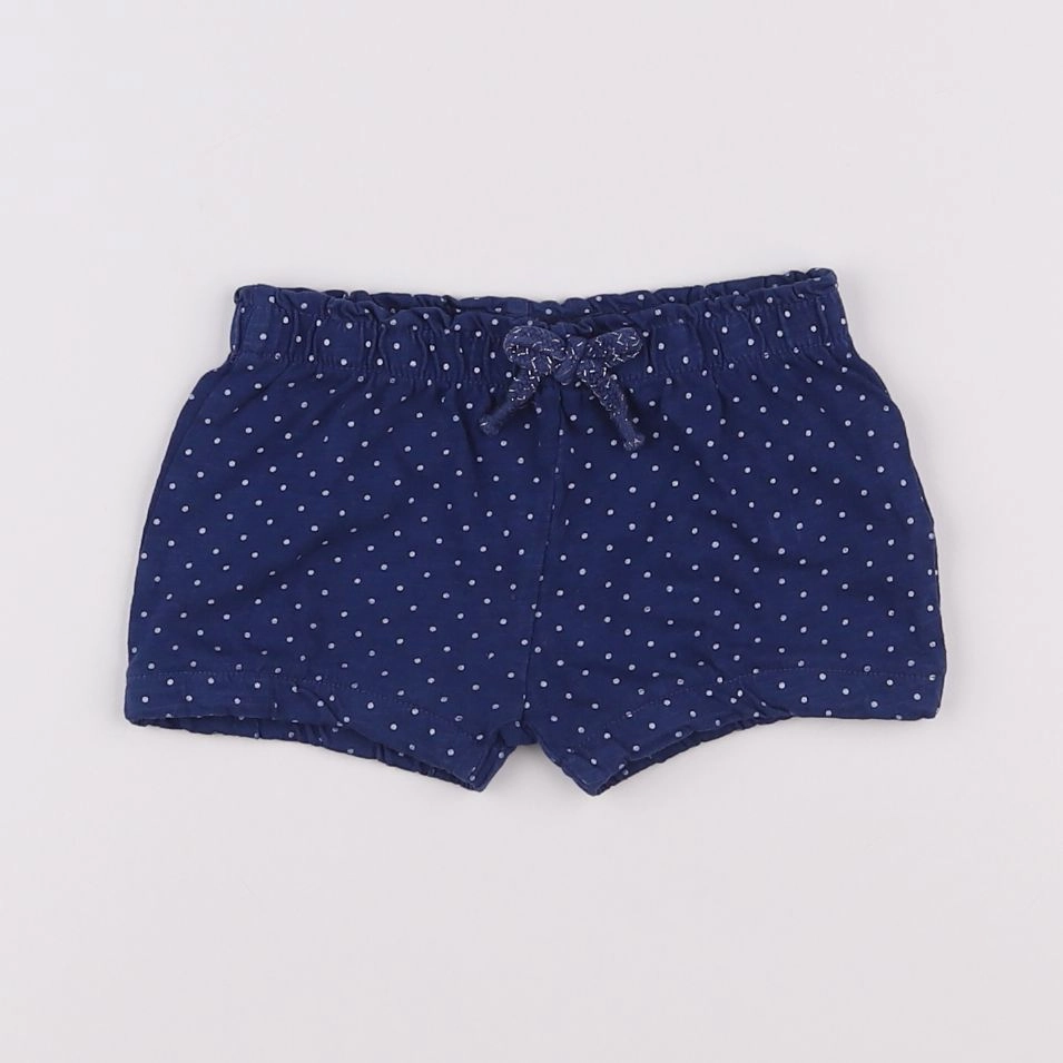 Vertbaudet - short bleu - 9/12 mois