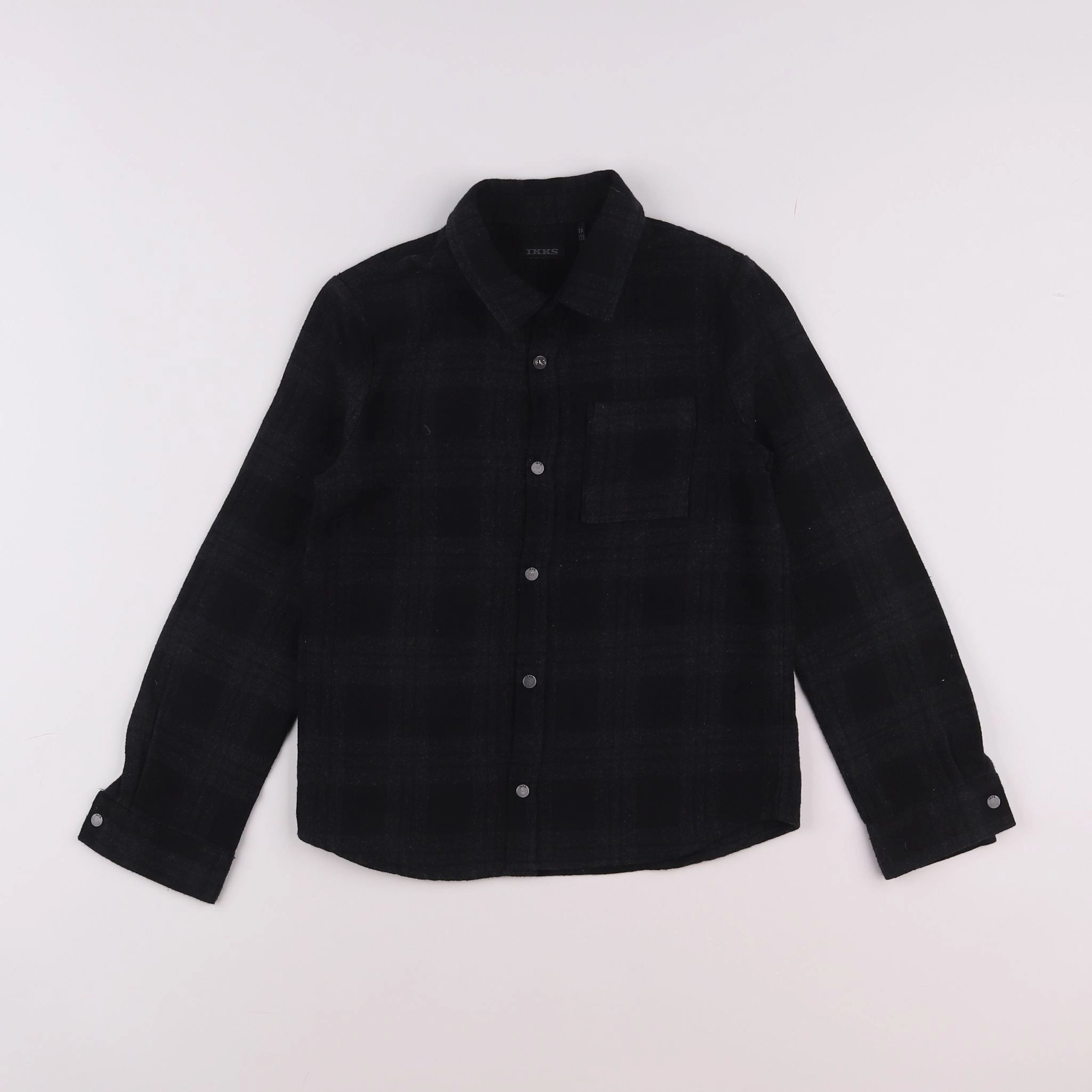 IKKS - chemise gris - 8 ans