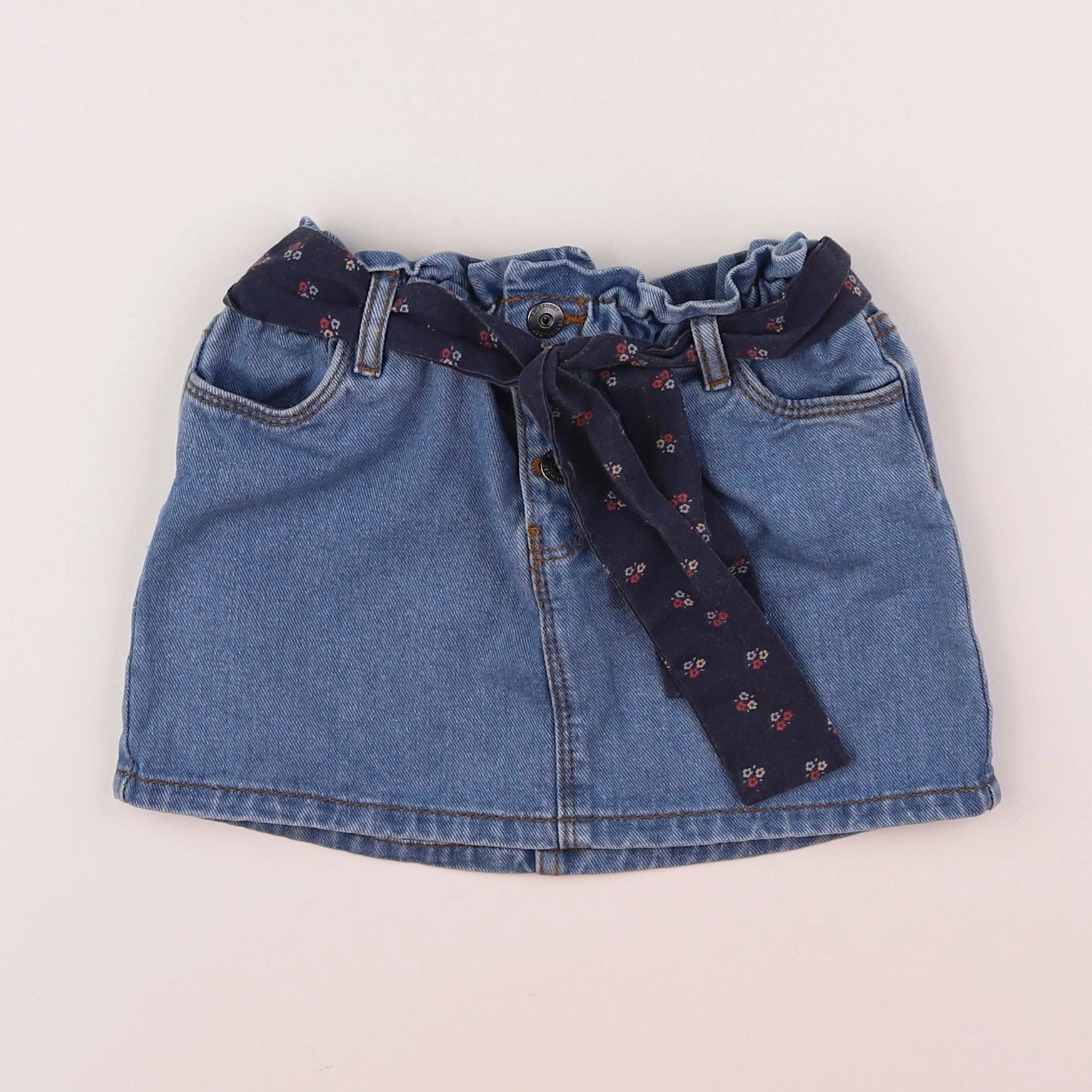 Vertbaudet - jupe bleu - 5 ans