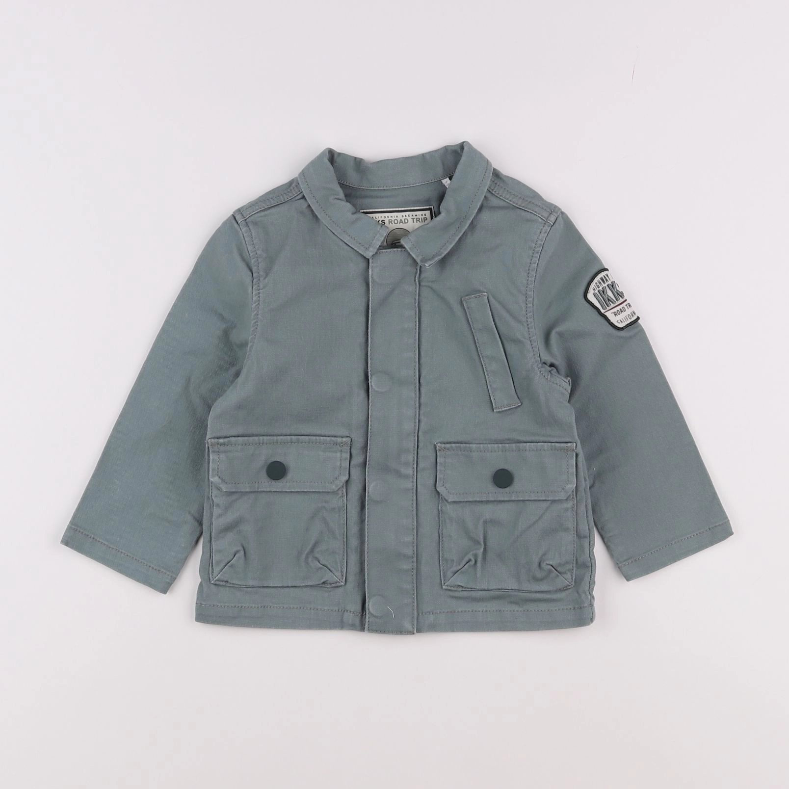 IKKS - veste imprimé au dos vert - 18 mois