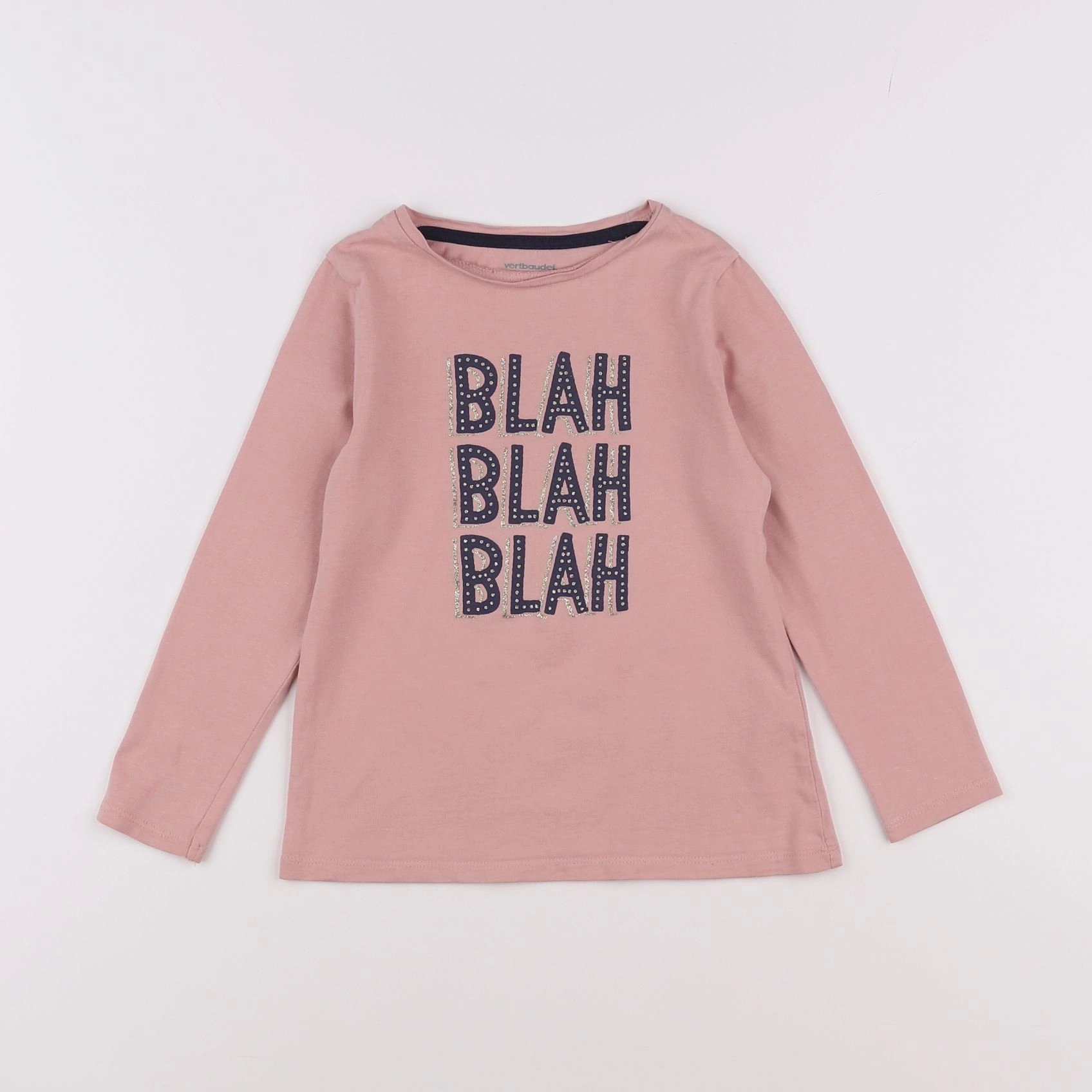 Vertbaudet - tee-shirt rose - 5 ans